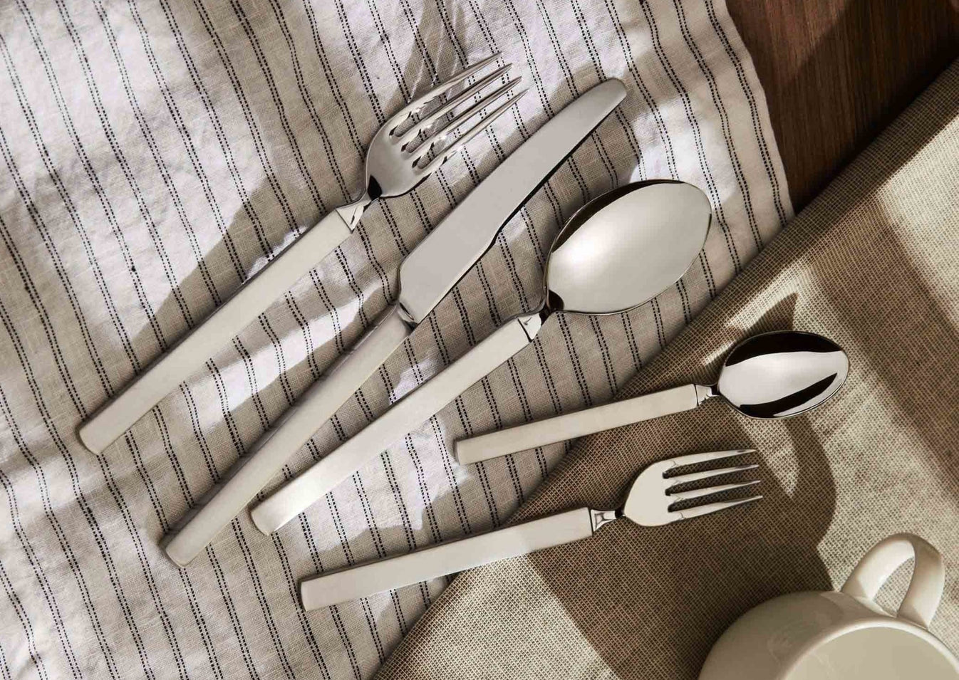 Rosy Brown Dry Cutlery Set 5 Pcs