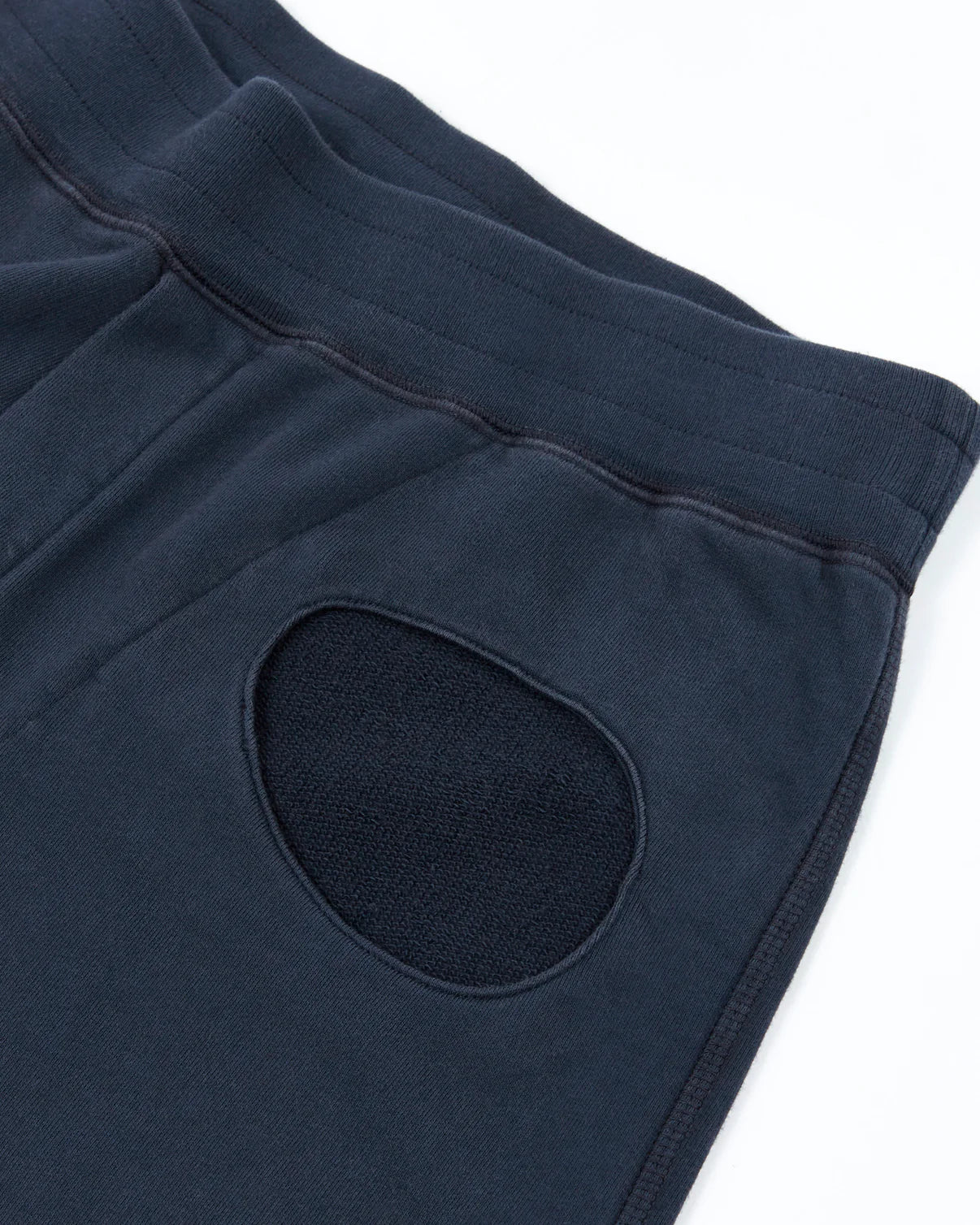 Pantalón deportivo con bolsillos de rizo expuestos - Azul