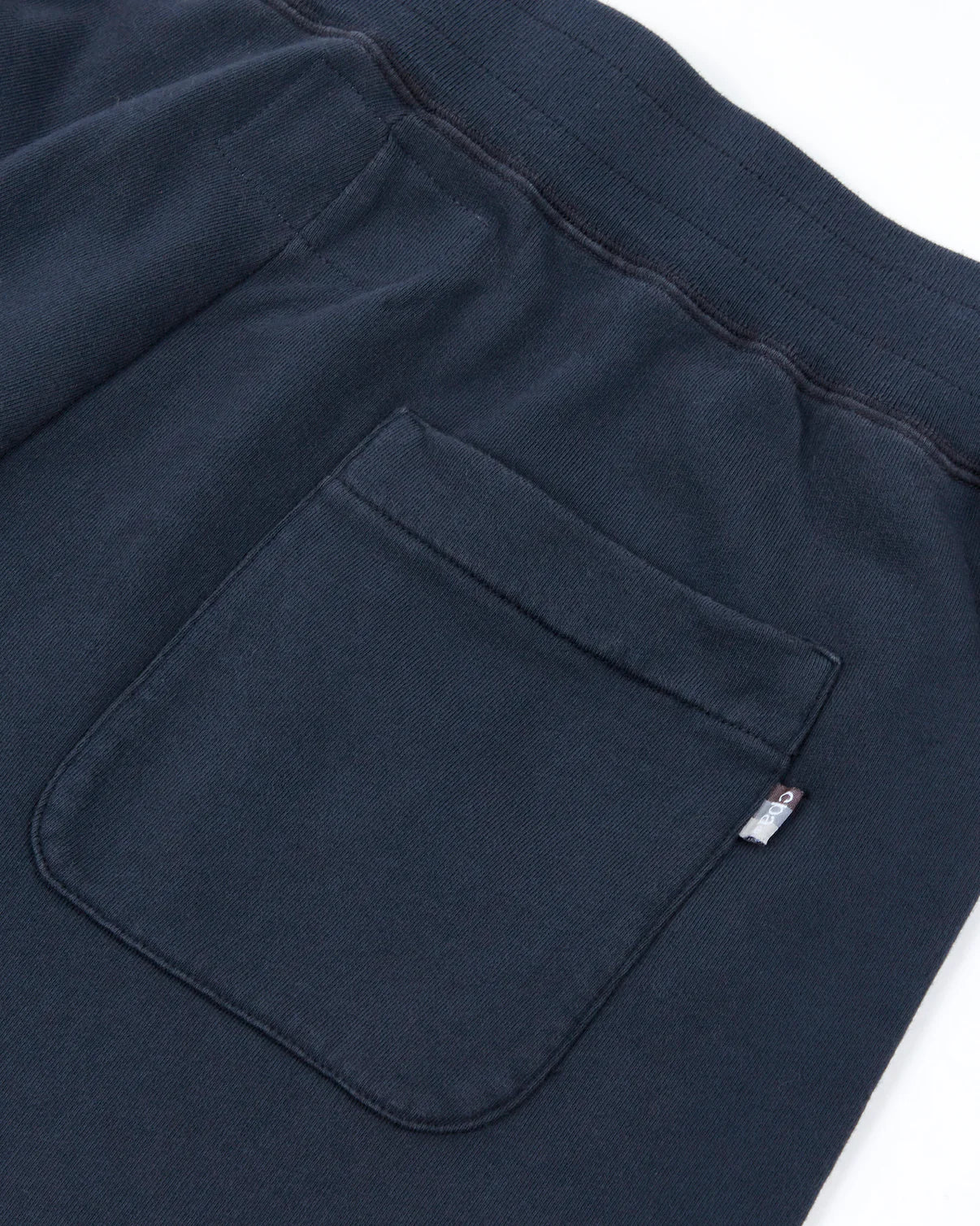 Pantalón deportivo con bolsillos de rizo expuestos - Azul