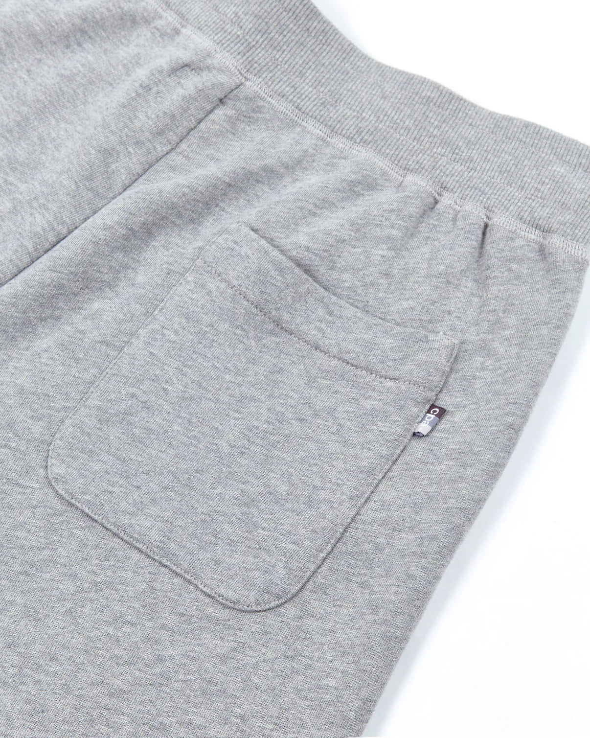 Pantalón deportivo con bolsillo de rizo expuesto - Gris