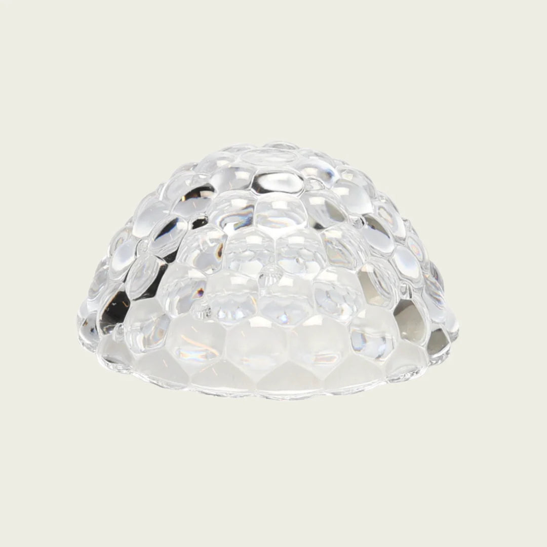 1970's Crystal Bowl by Orrefors with Bubble Surface