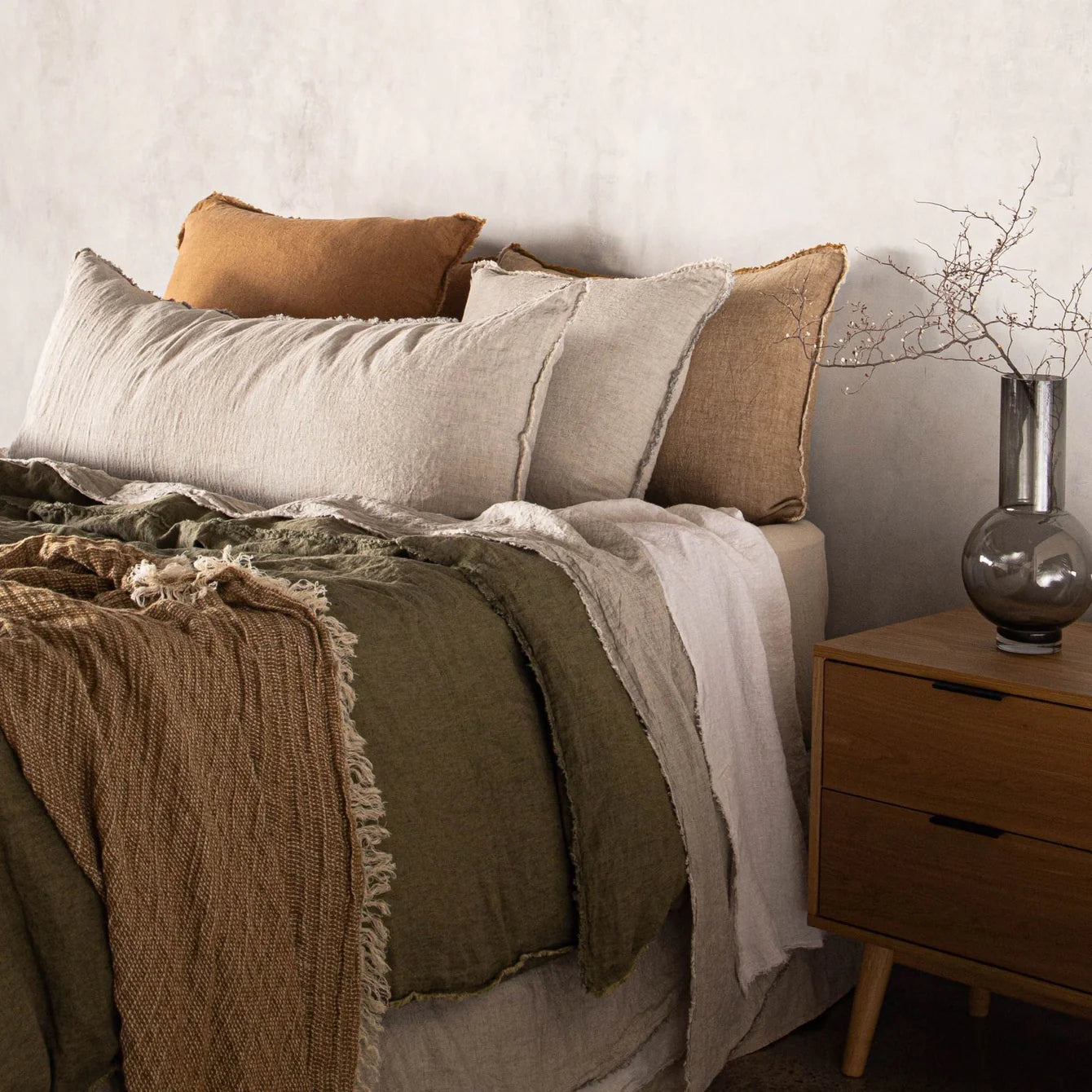 Flocca Linen Body Cushion (Single)