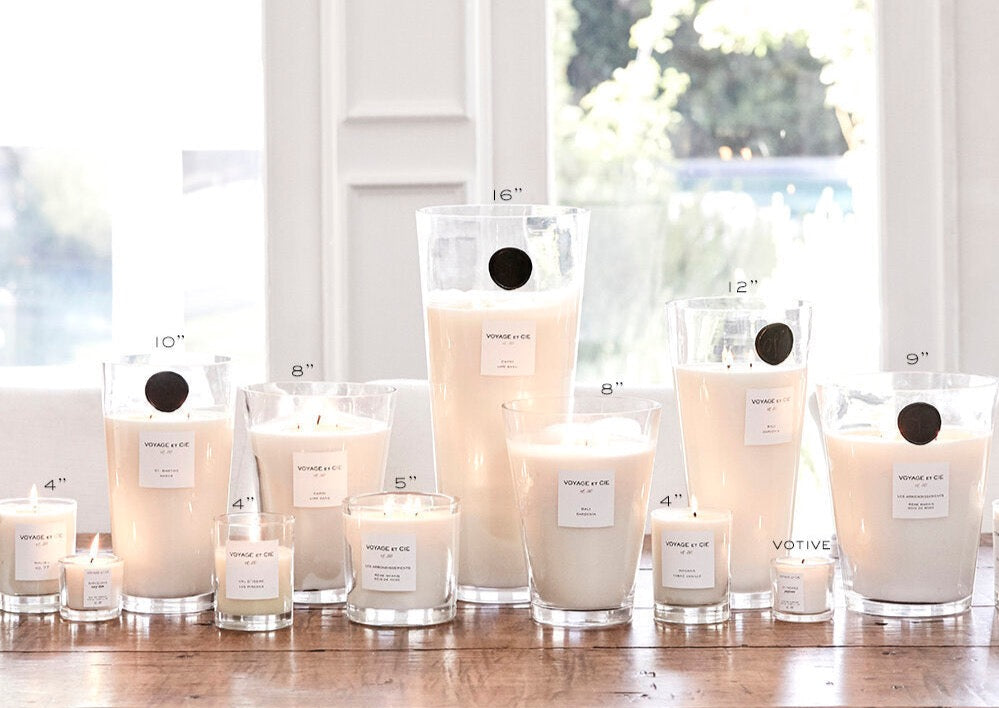 Puglia Bergamot 8" French Cut Wide Candle