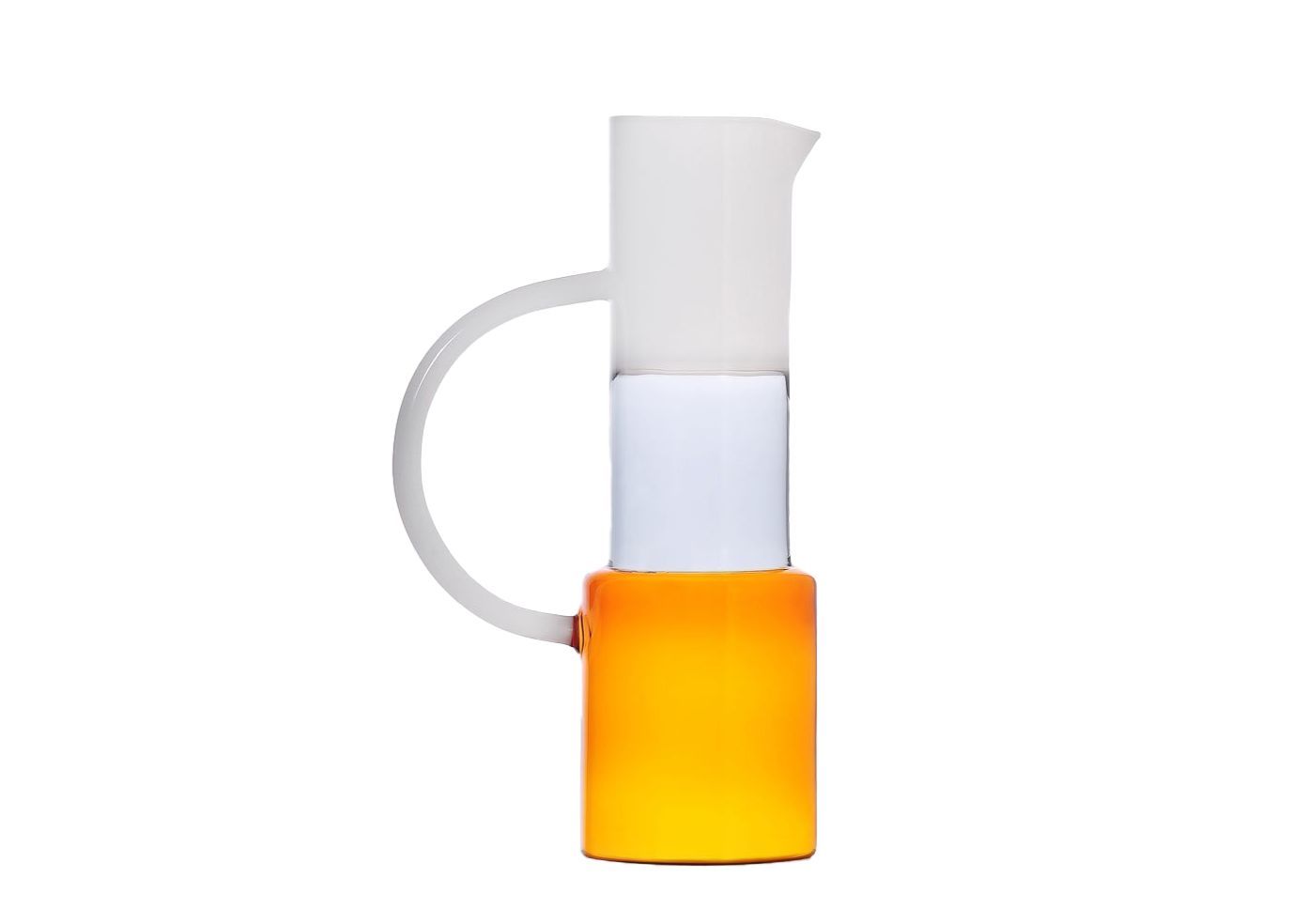 Caipirinha Jug Amber/Smoke/White