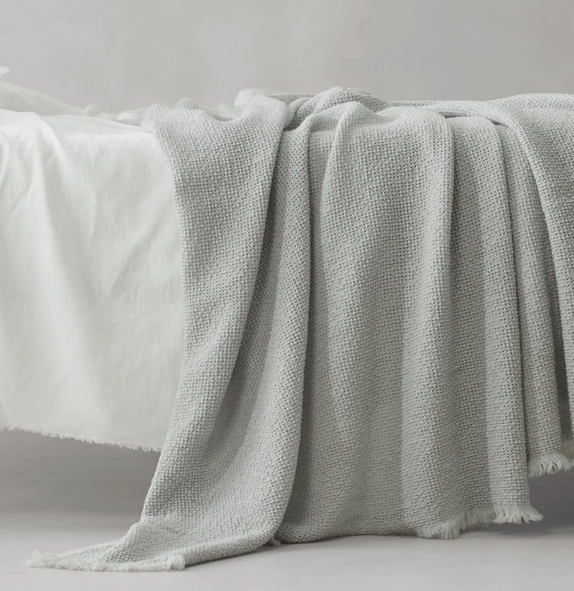 “NID” Waffle Wool Blanket