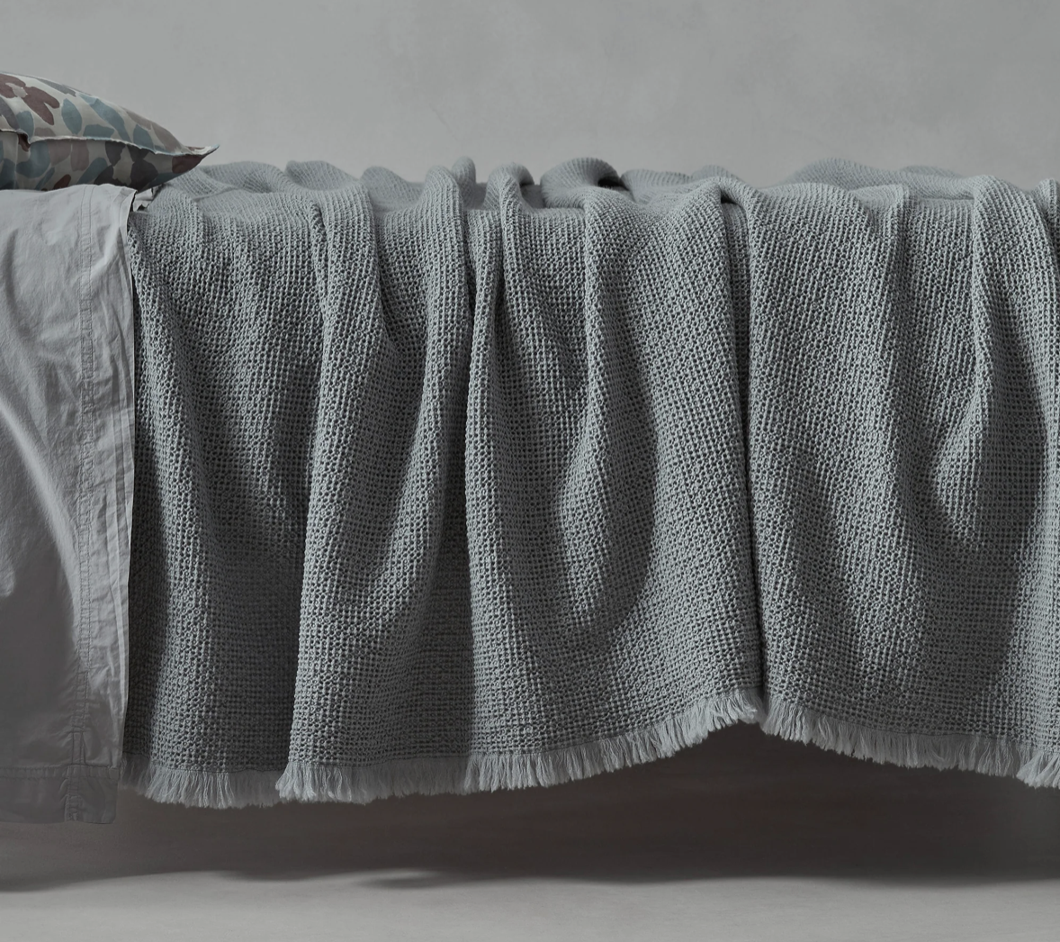 “NID” Waffle Wool Blanket