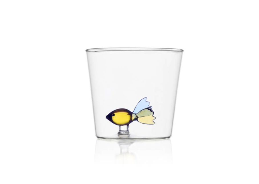 White Smoke Animal Farm - Colored Fish Tumbler