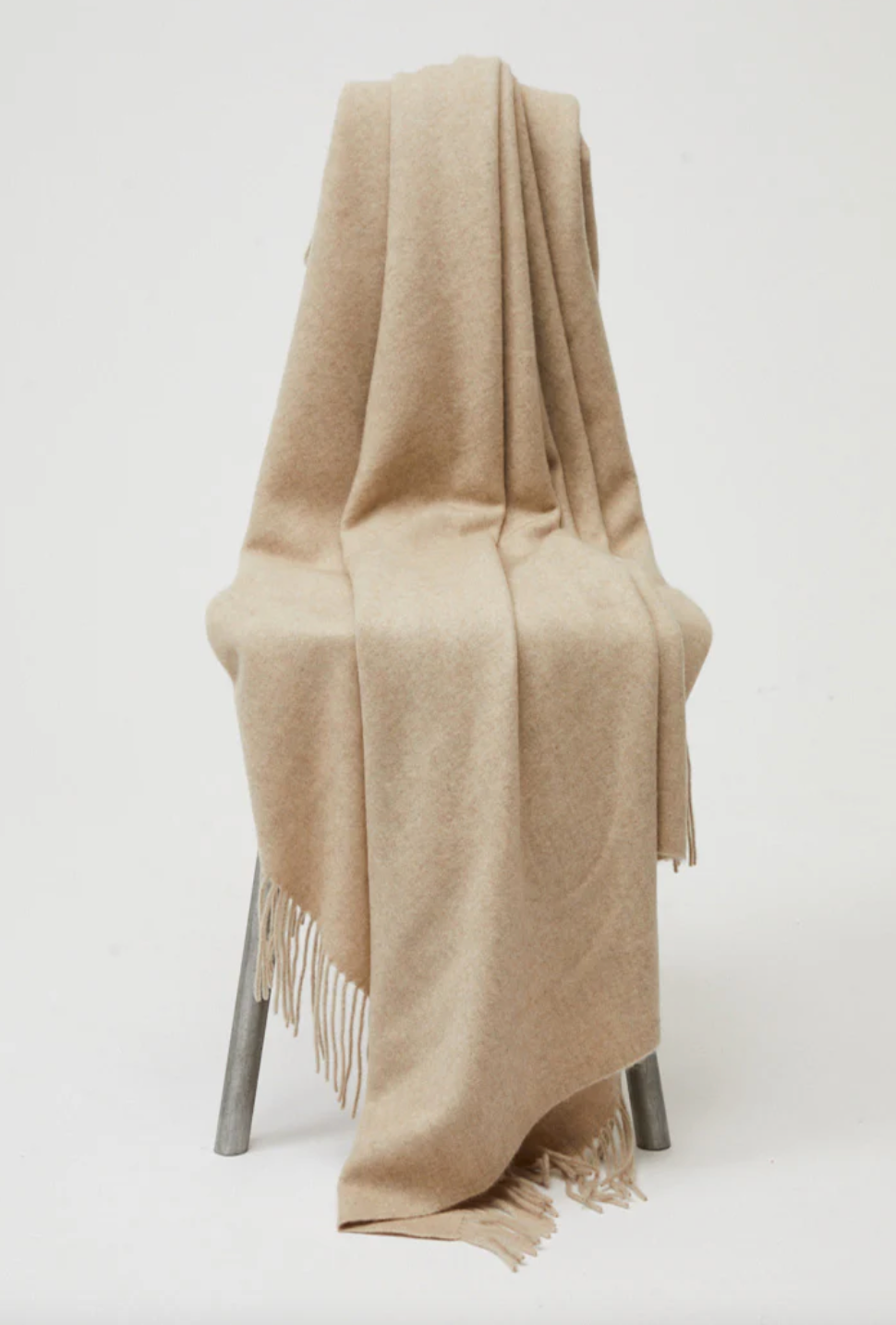 Uno Cashmere Throw - Beige