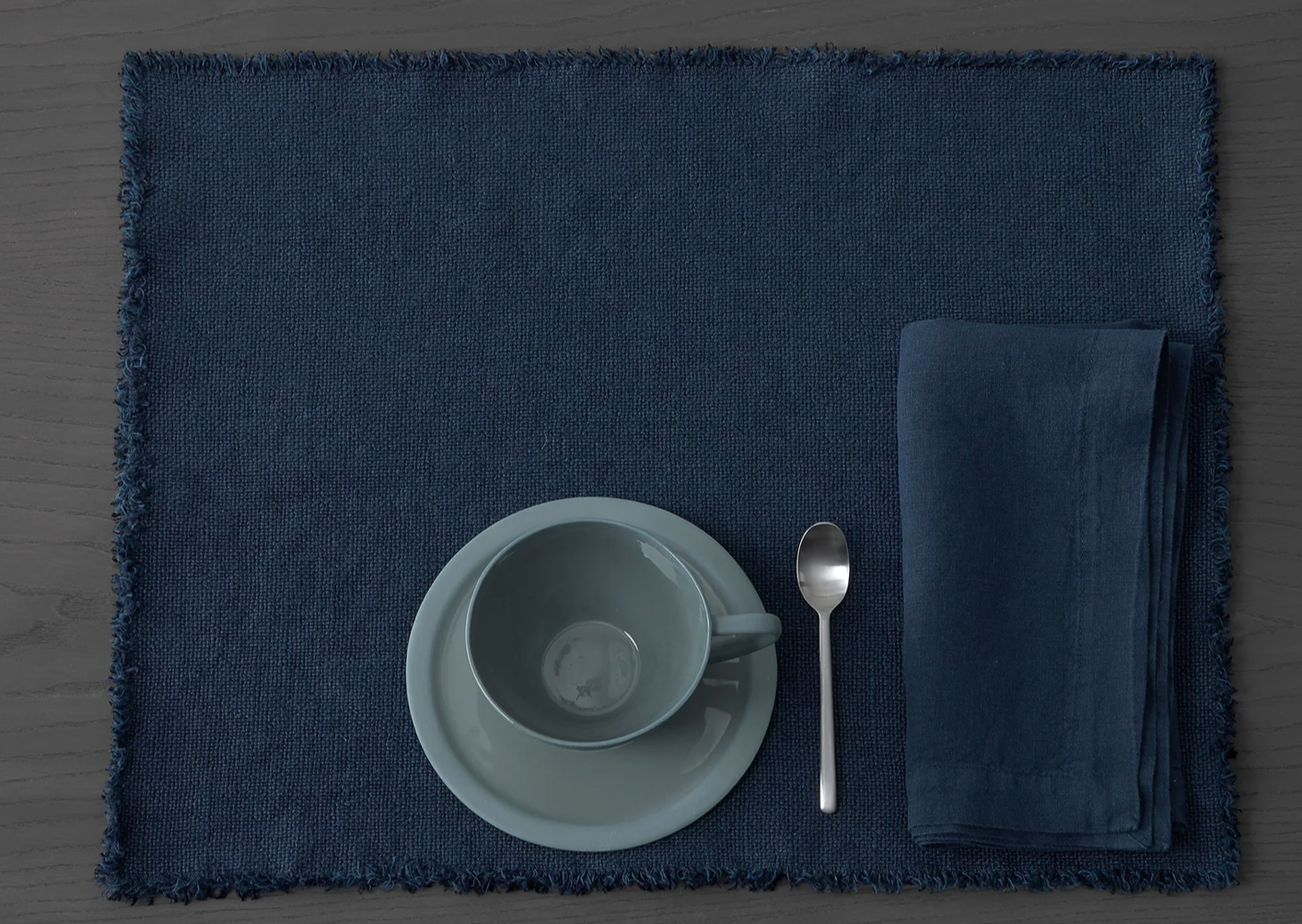 Dark Slate Gray Maya Placemat - Pacifico