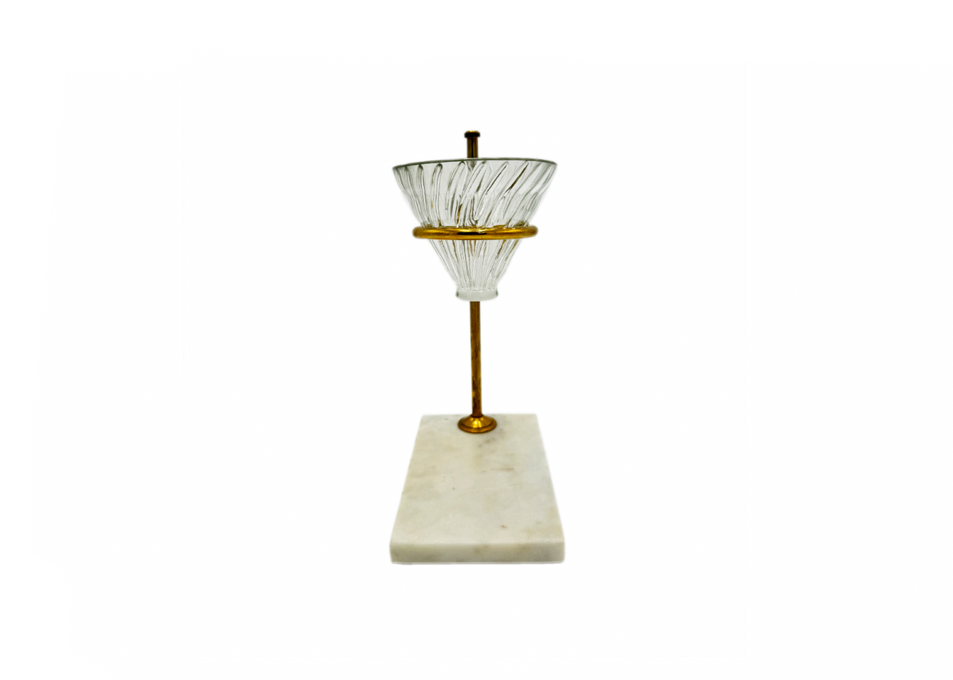 Brass & Marble Pour Over Stand