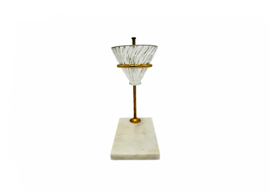 Brass & Marble Pour Over Stand