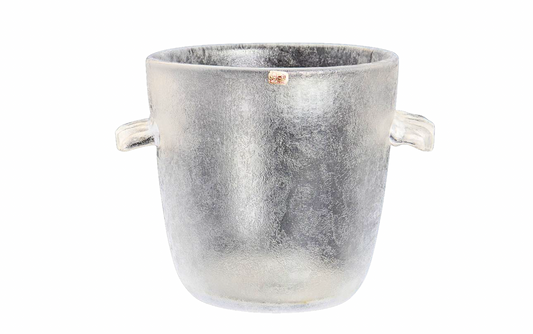 Frosted Glass Ice Bucket or Wine Cooler by Kosta Boda