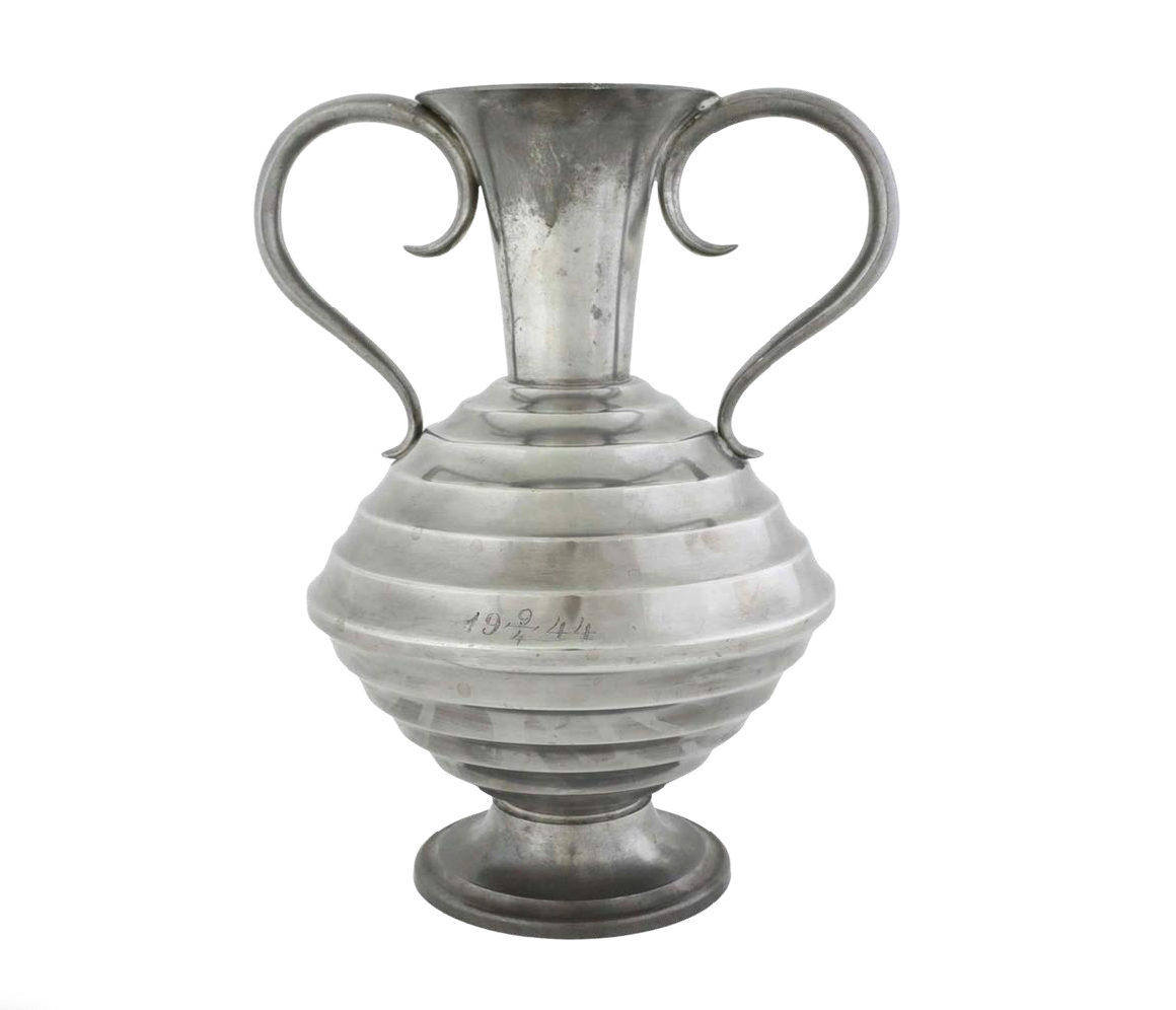 1944 Art Deco Pewter Vase by CG Hallberg