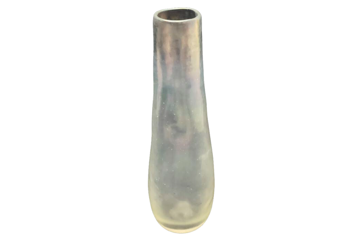 Irridescent Cast Glass "Millennium III" Vase by Alejandro Ruiz for Venini Murano