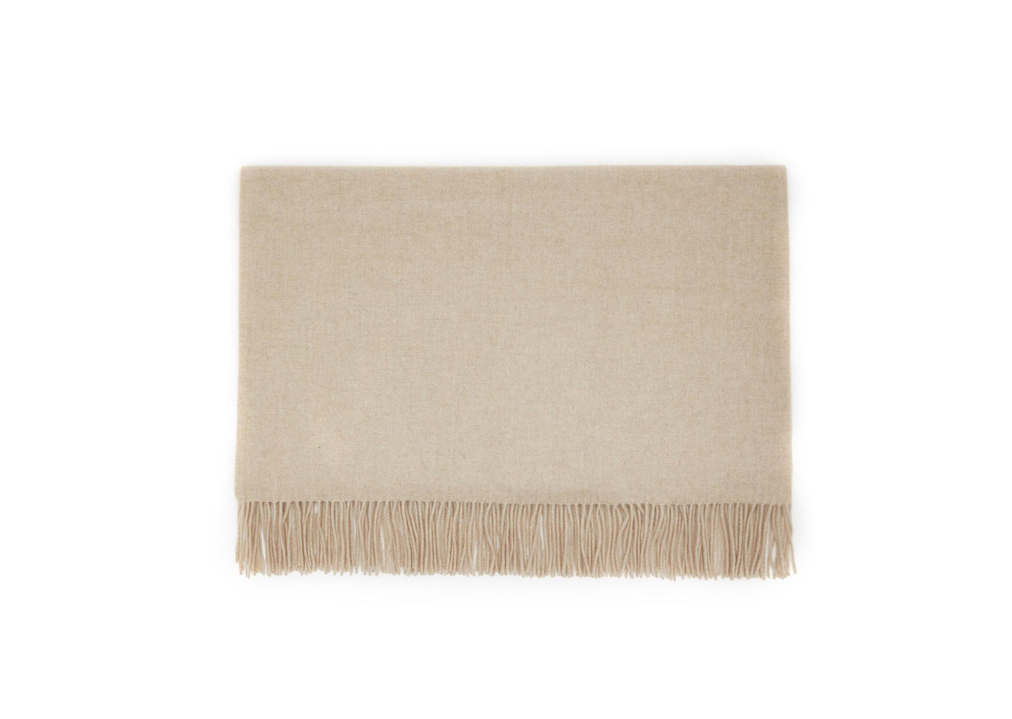 Uno Cashmere Throw - Beige