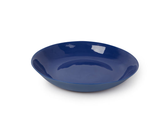 Dark Slate Blue Onda Soup/Pasta Plate - Lapis