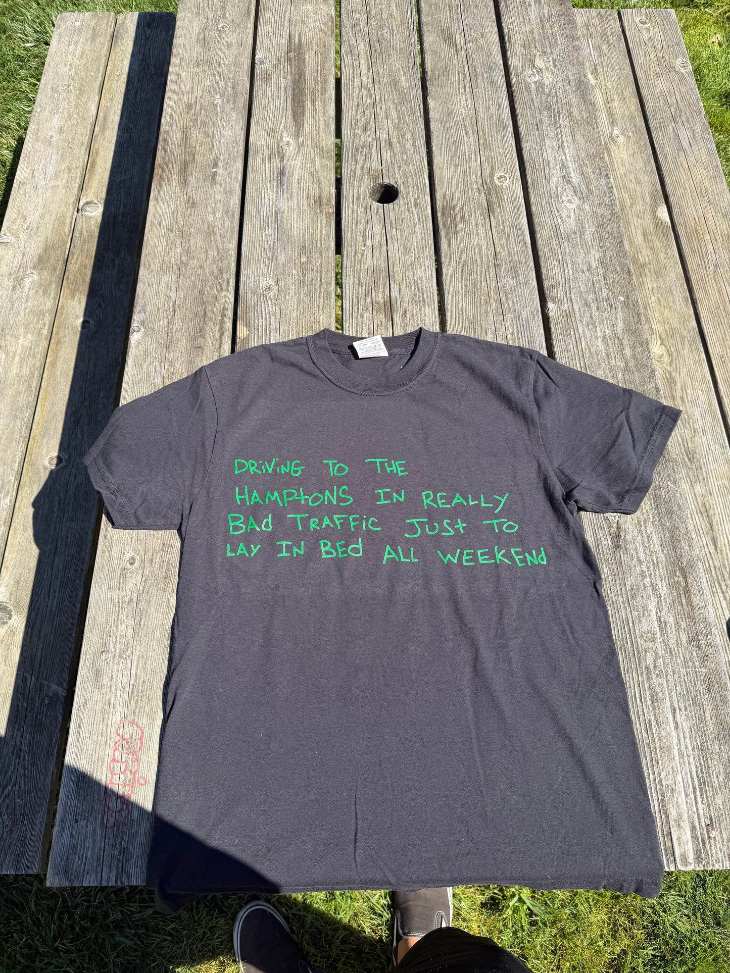 Driving To The Hamptons In Really Bad Traffic...." T-Shirt