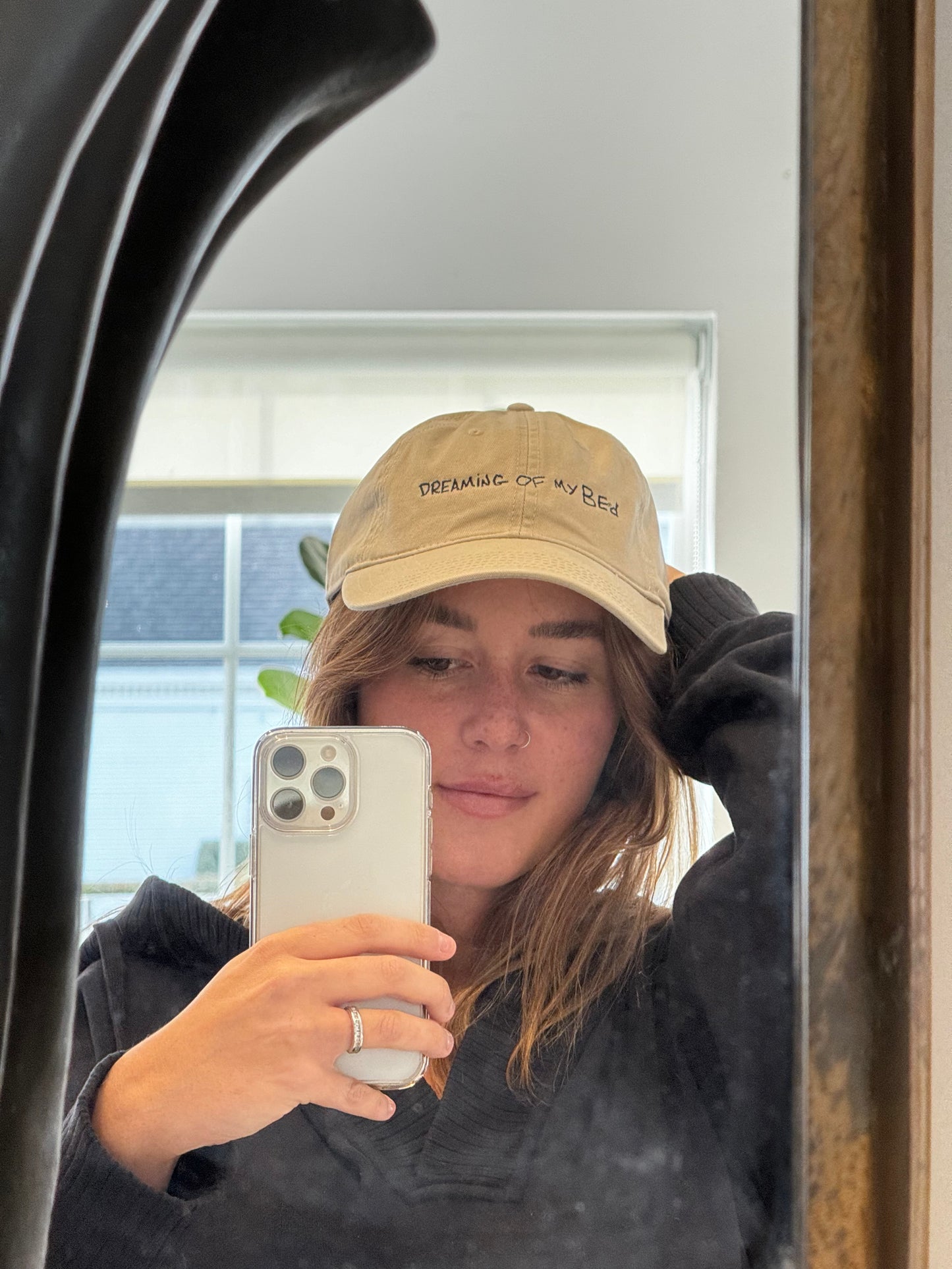 Khaki "Dreaming of My Bed" Hat