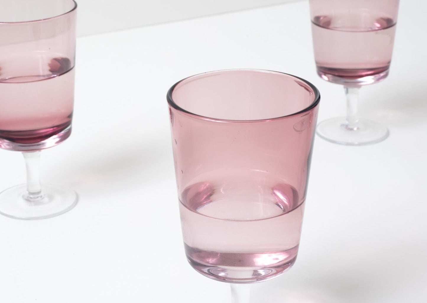 Aurora - Violet Wine Stemmed Glasses