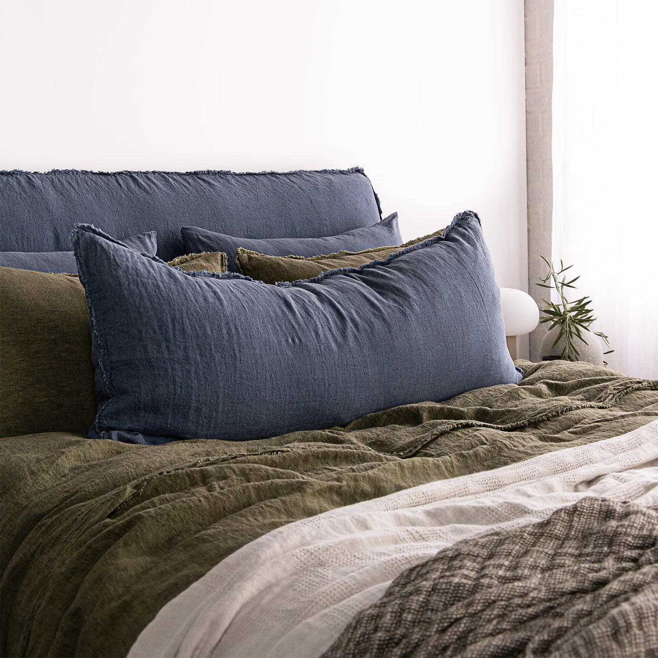 Flocca Linen Body Cushion (Single)