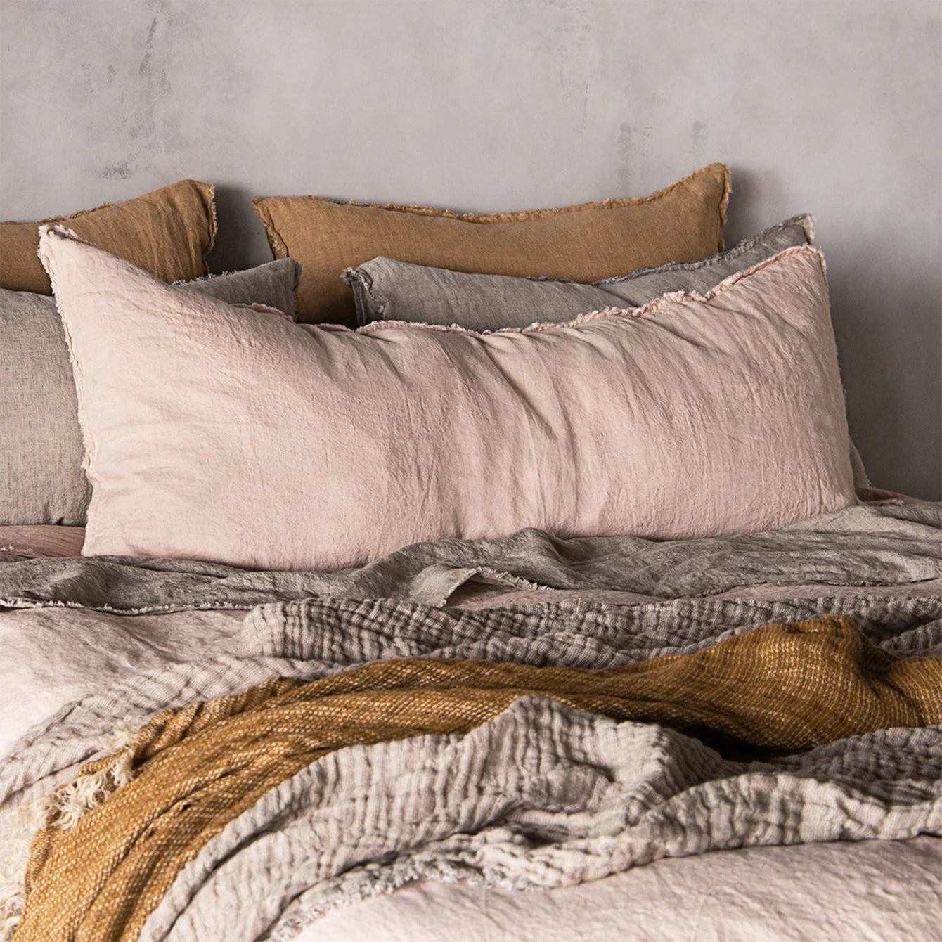 Flocca Linen Body Cushion (Single)