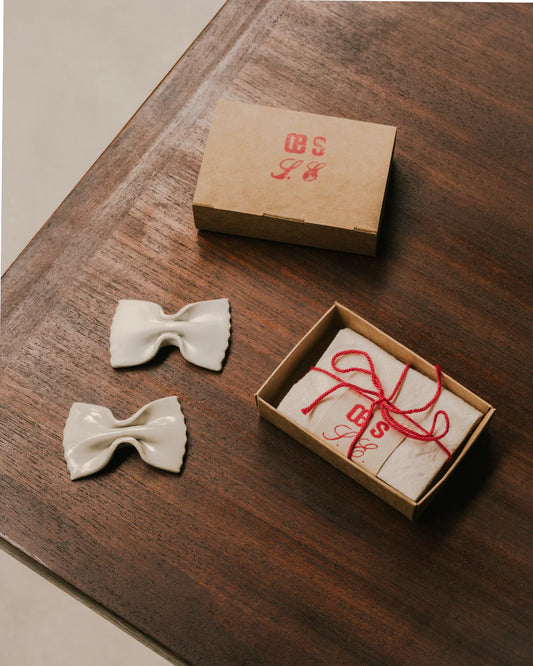 La Farfalle - The Farfalle Set Of 2 Ceramic Knife Rests