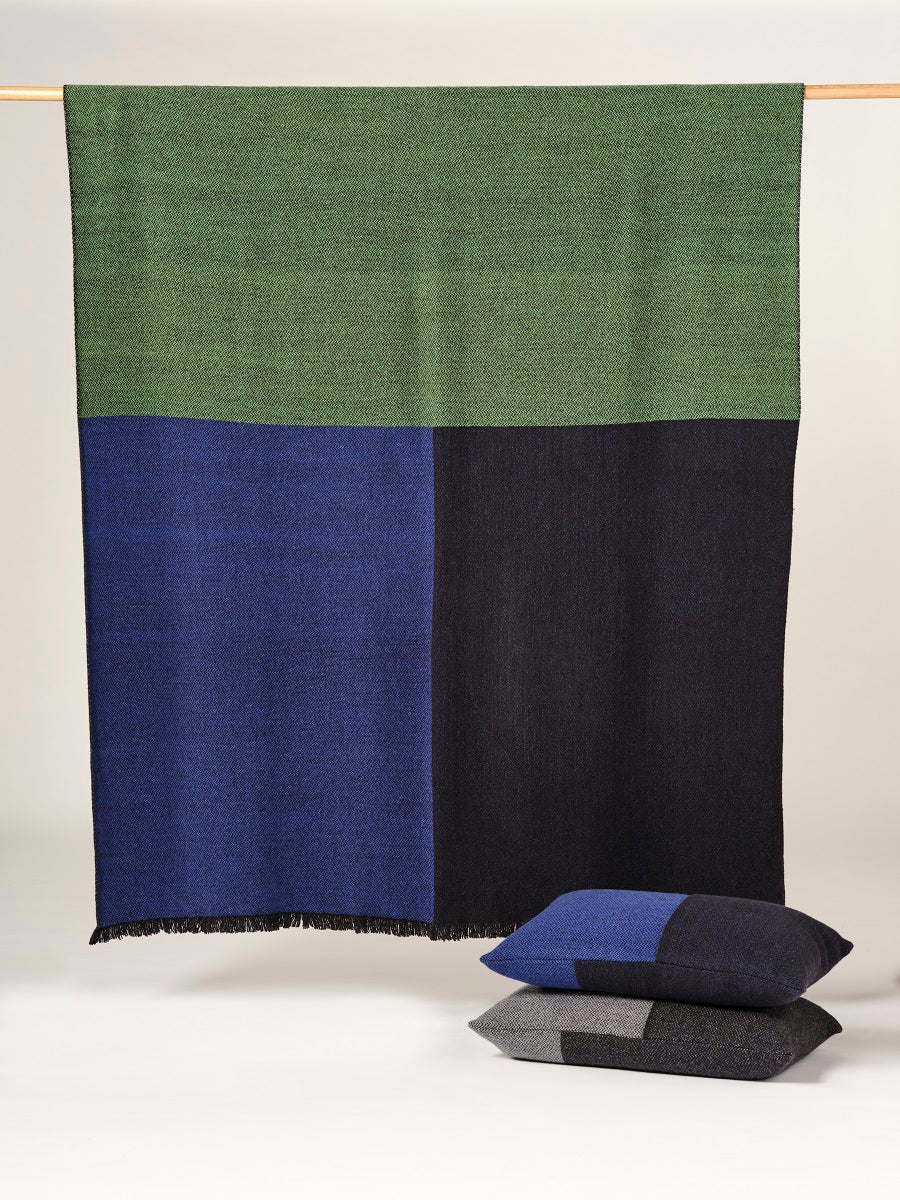 The Croquis40A Cushion Cover - Blue
