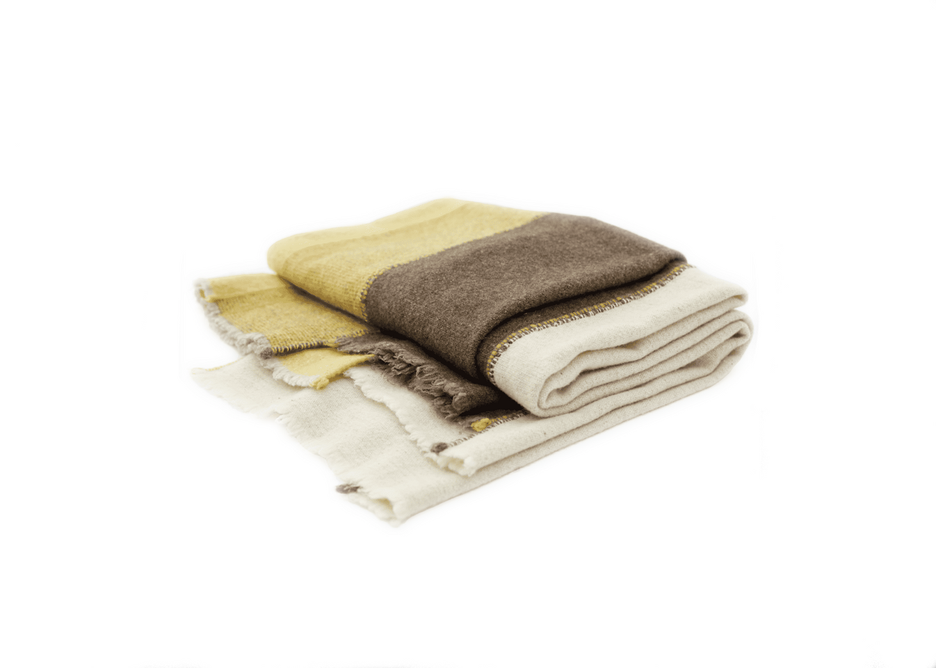Criss Cross Throw 3 - Dark Grey Mustard