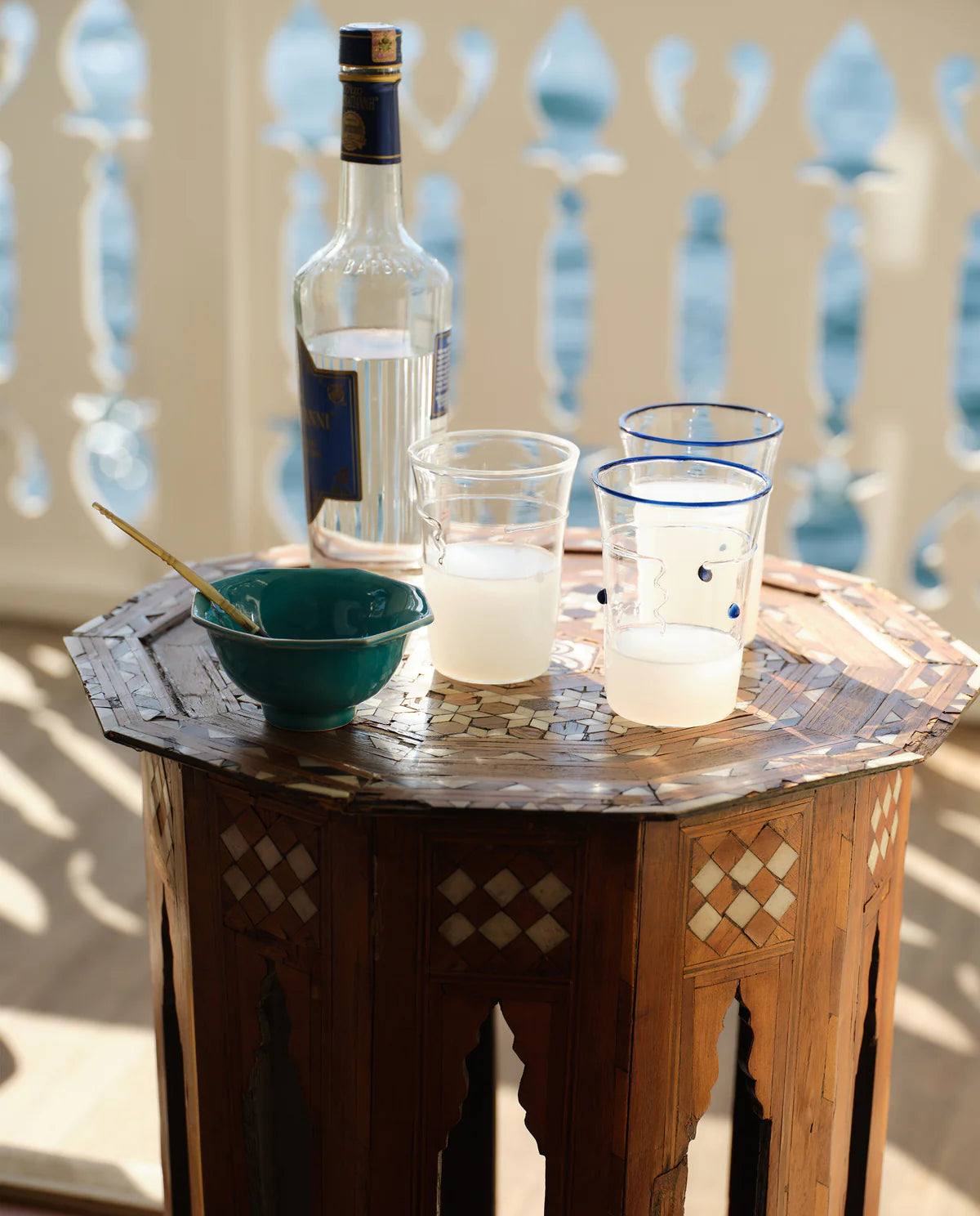El vaso Vesper blanco