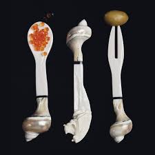 Mother Of Pearl Apertif Set of 3