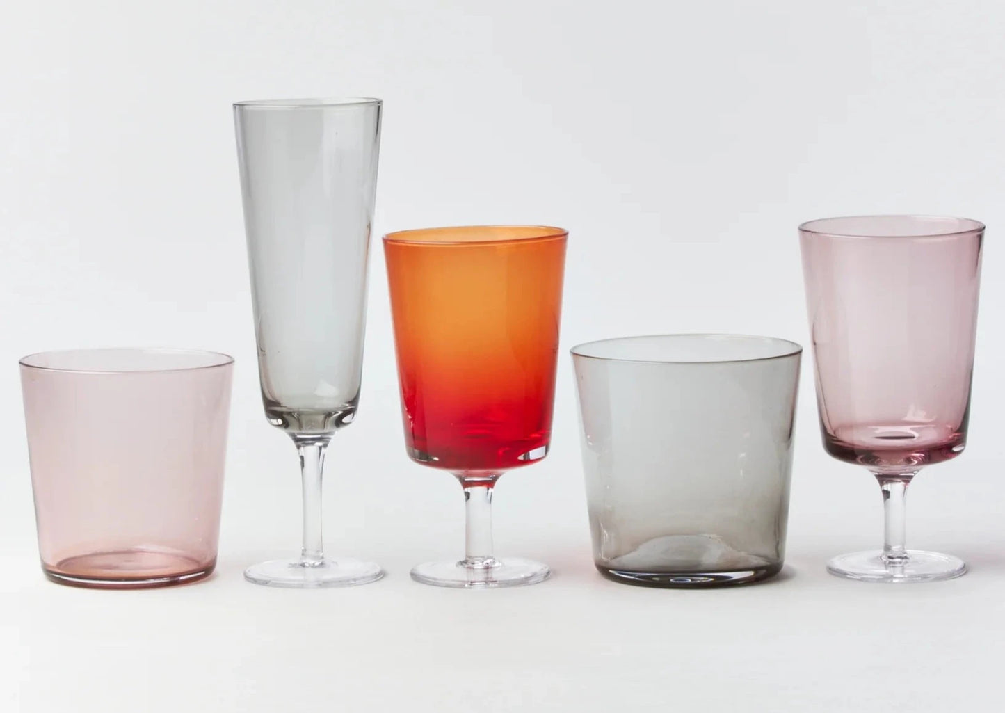 Aurora - Violet Wine Stemmed Glasses