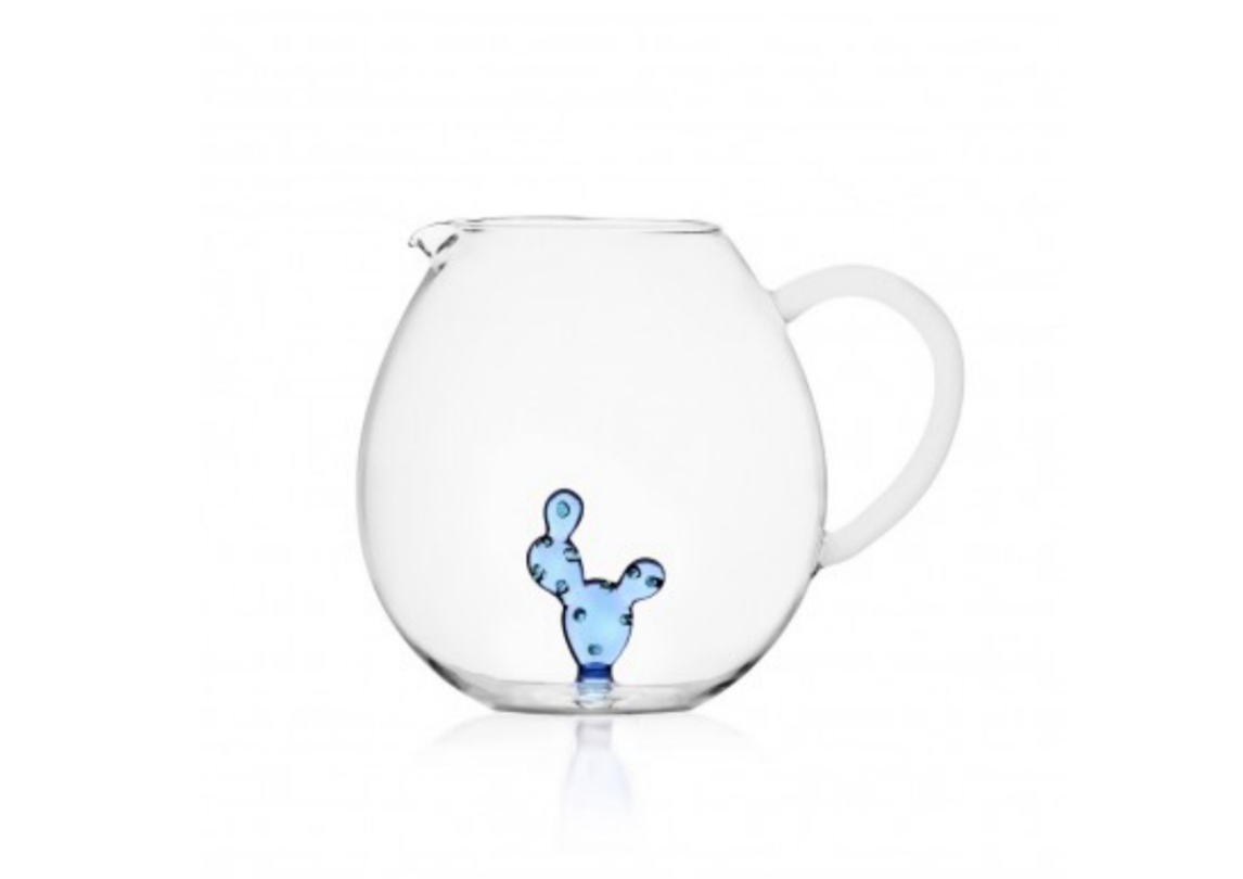 White Smoke Desert Plants - Blue Cactus Jug