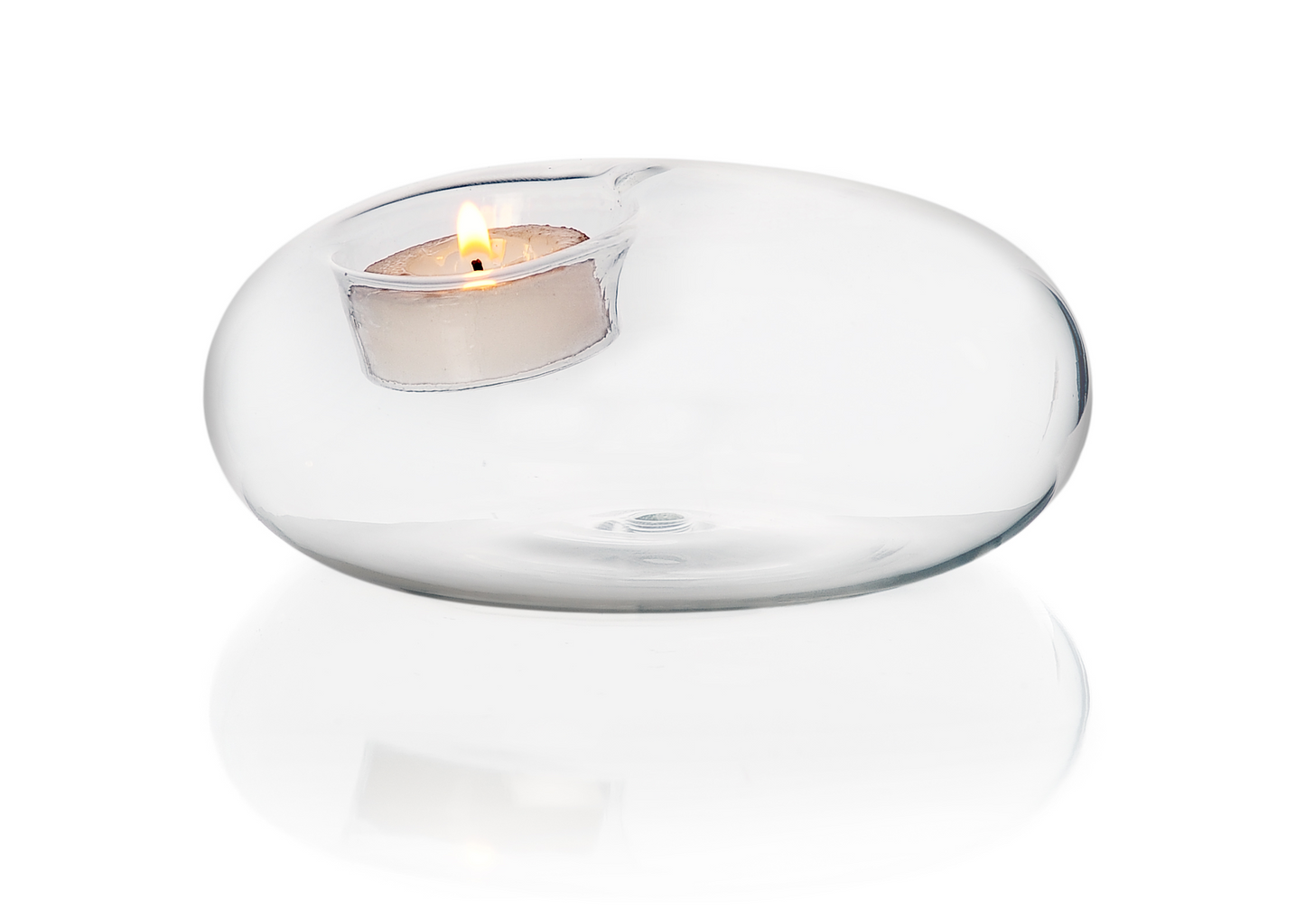 White Smoke Bubble Tealight Holder