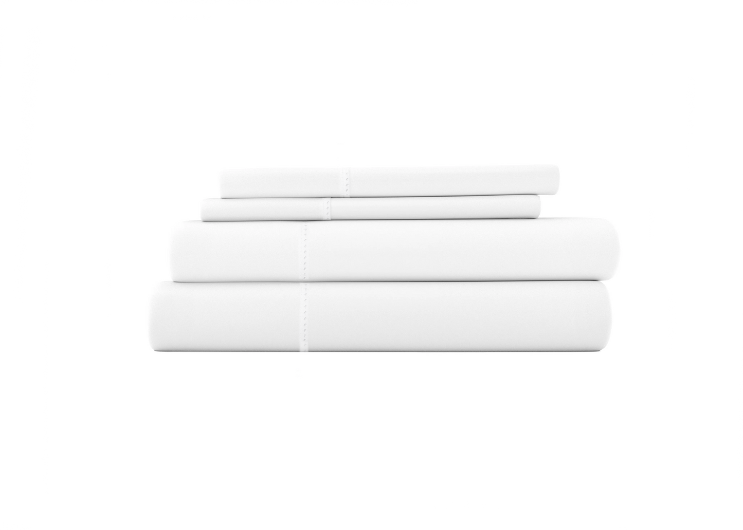 White Classic Percale Sheet Set