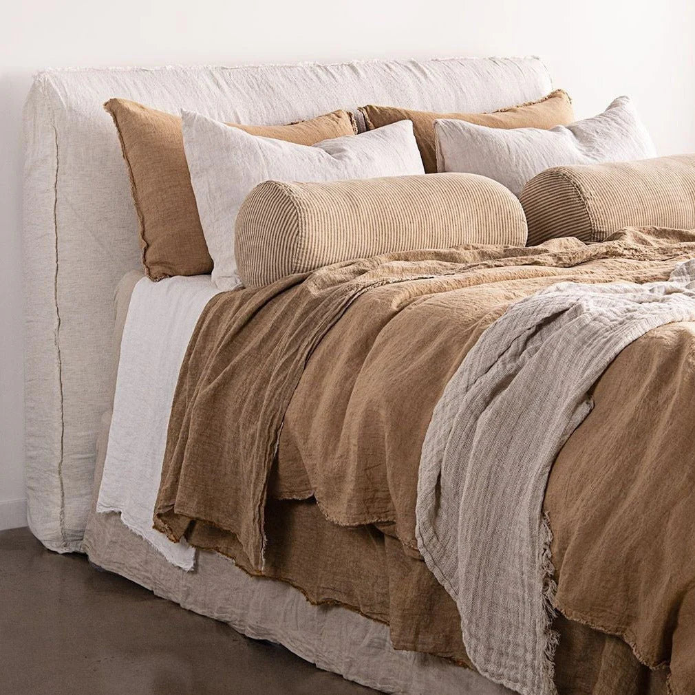 Basic Stripe Linen Bolster
