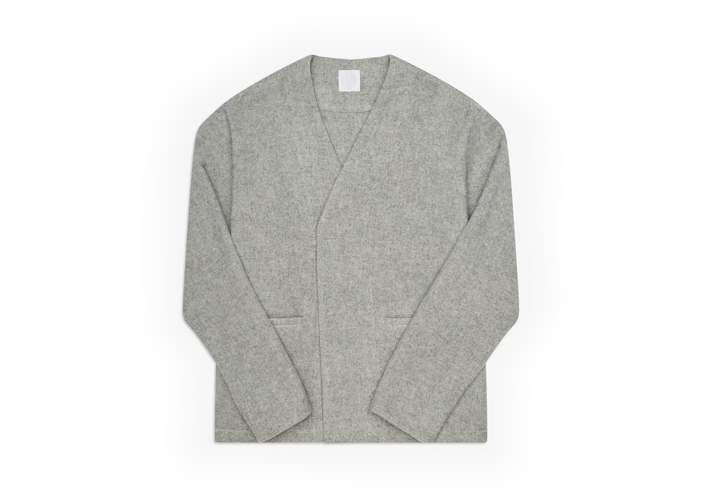 The Double Breasted Cardigan Heather Grey