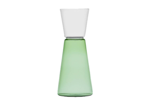 Clear/Green High Rise Pitcher 750ml