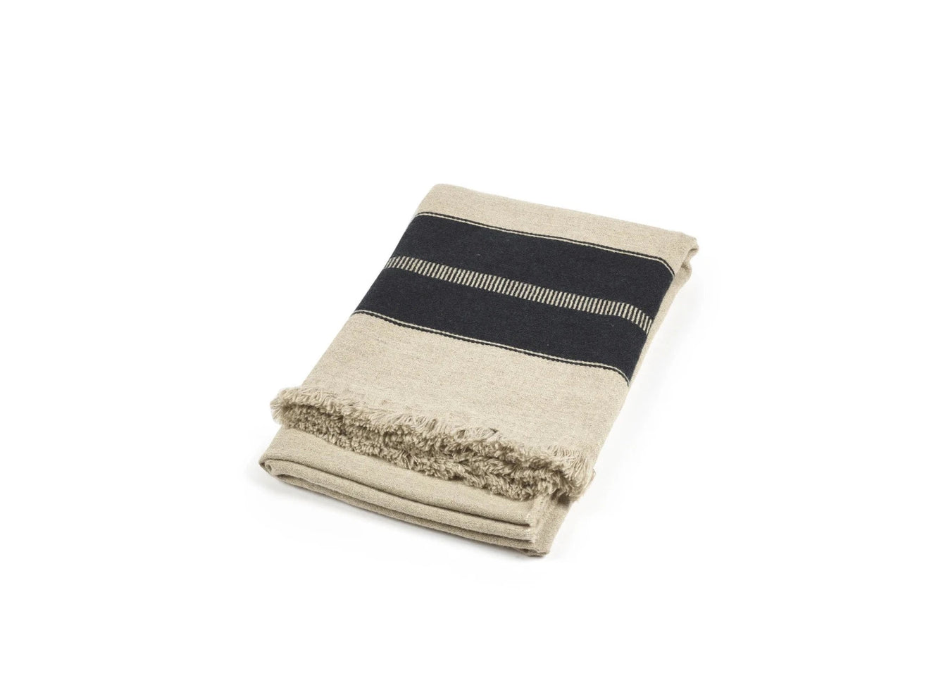 Light Gray Marshall Throw - Multi Stripe