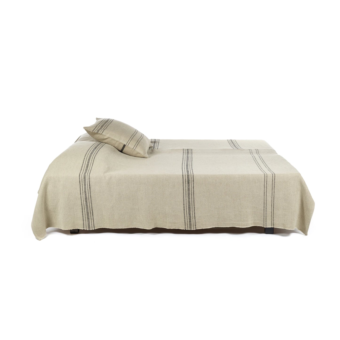 Gray Moroccan Stripe Coverlet