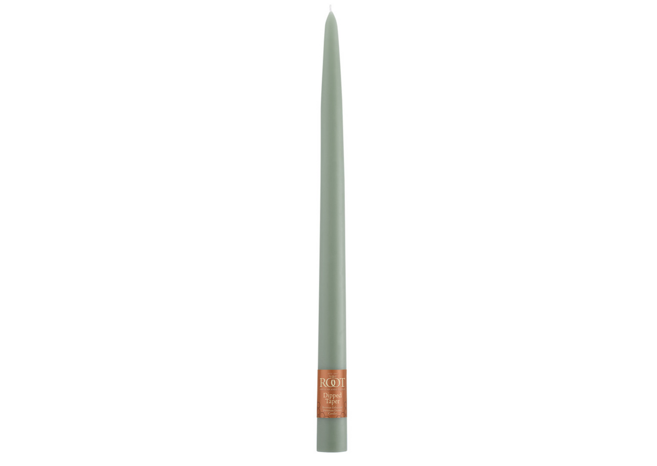 Dark Sea Green Taper Dinner Candle 12 in.