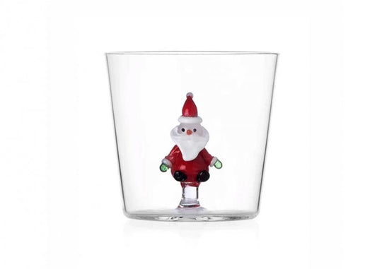 Verre à vin Père Noël Contes de Noël