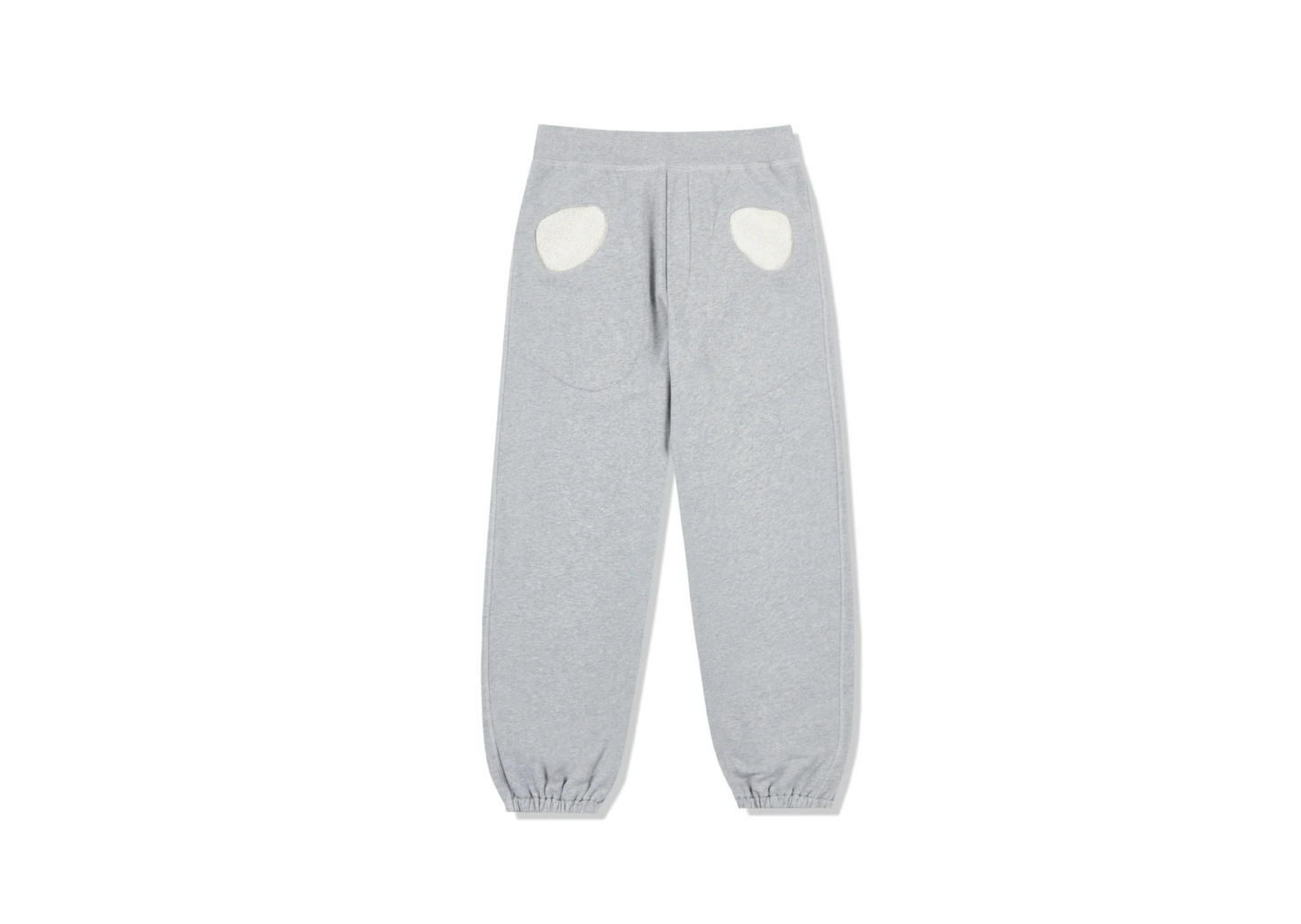 Pantalón deportivo con bolsillo de rizo expuesto - Gris