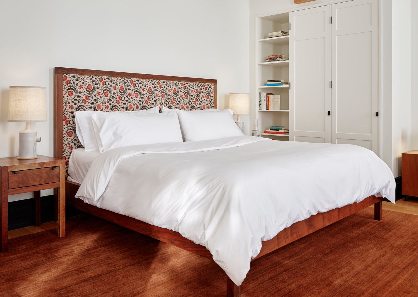 White Classic Percale Duvet Cover