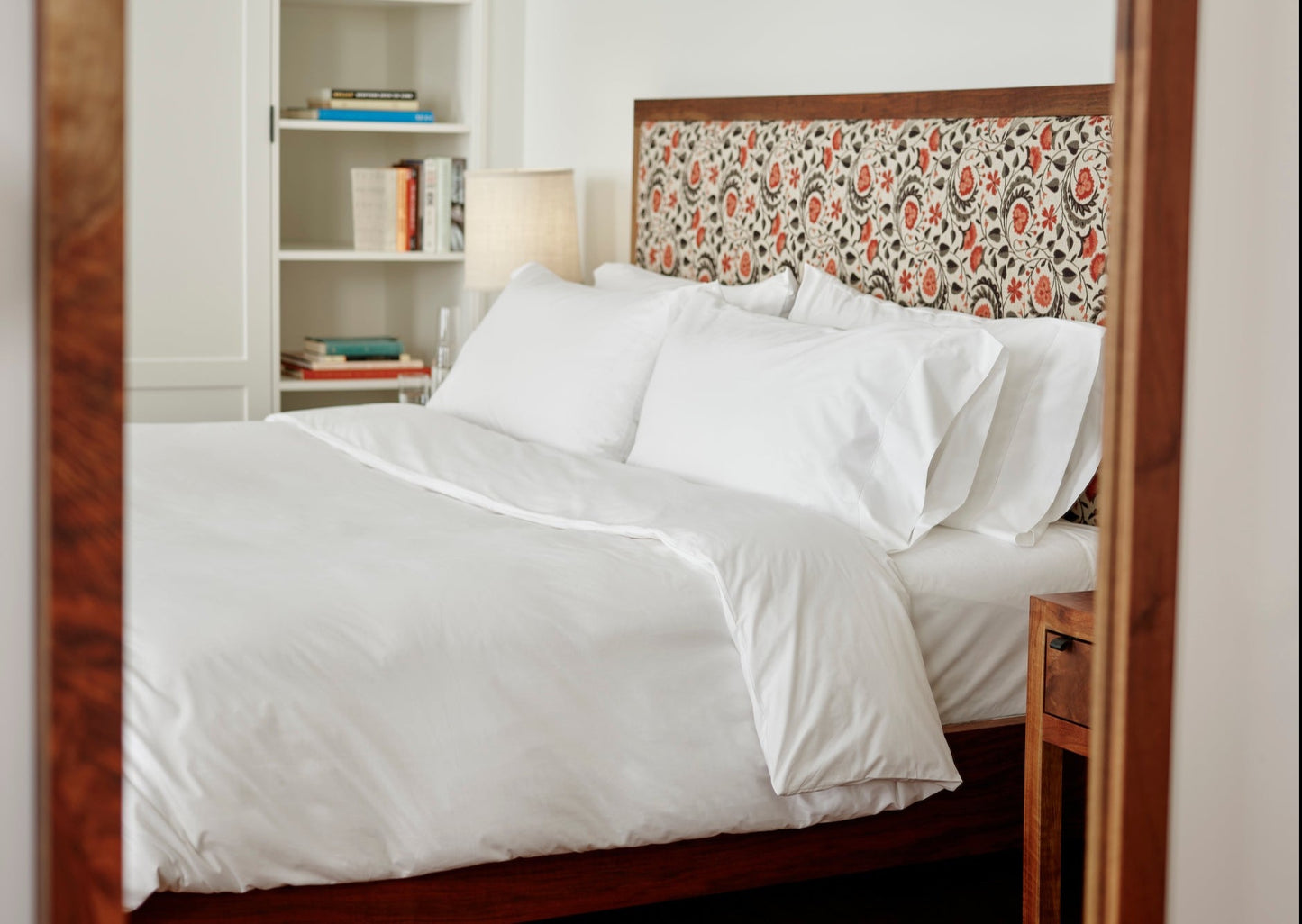 White Classic Percale Sheet Set