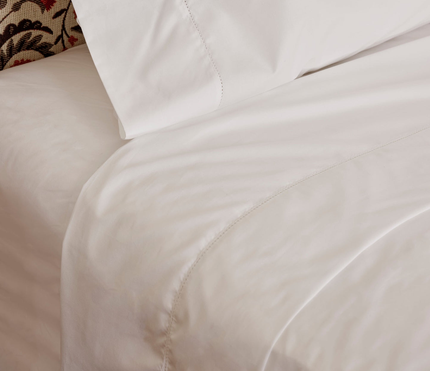 White Classic Percale Flat Sheet
