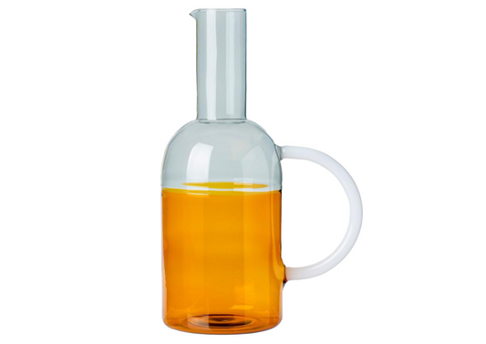 Light Gray Tequila Sunrise Jug - Amber/Smoke