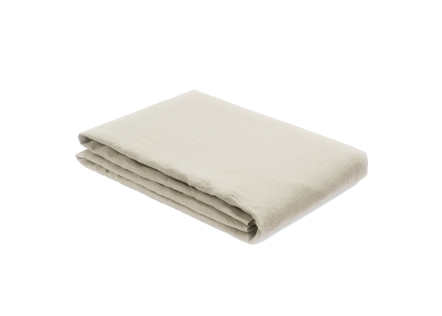 Drap plat en lin lavé