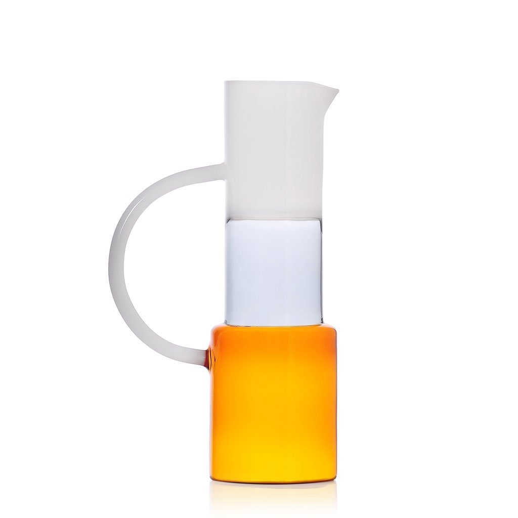 Caipirinha Jug Amber/Smoke/White