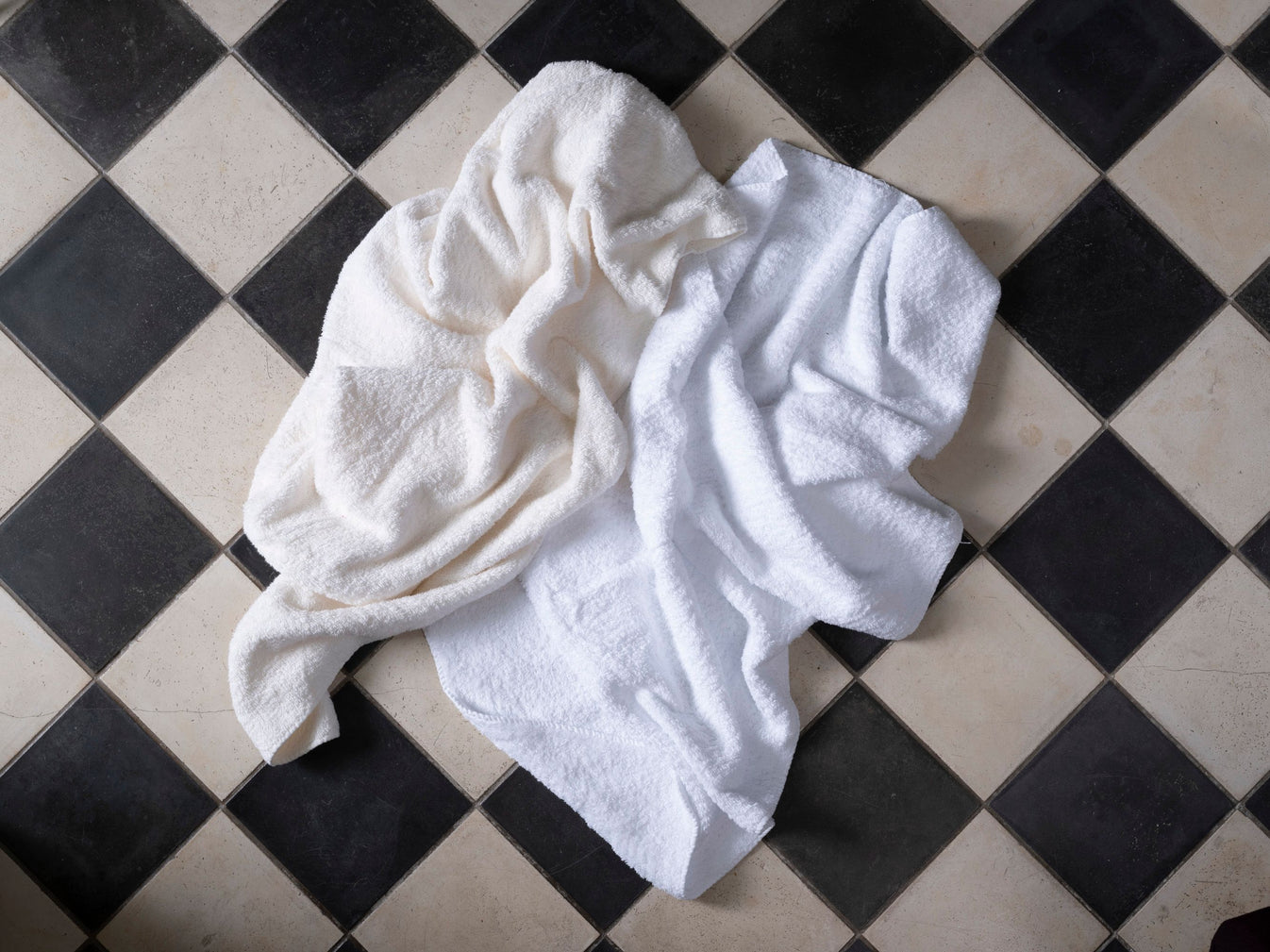 Super Pile Bath Towel-White