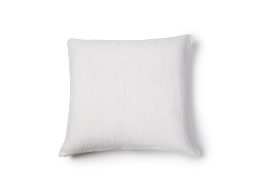 Washed Linen Cushion Cover - White